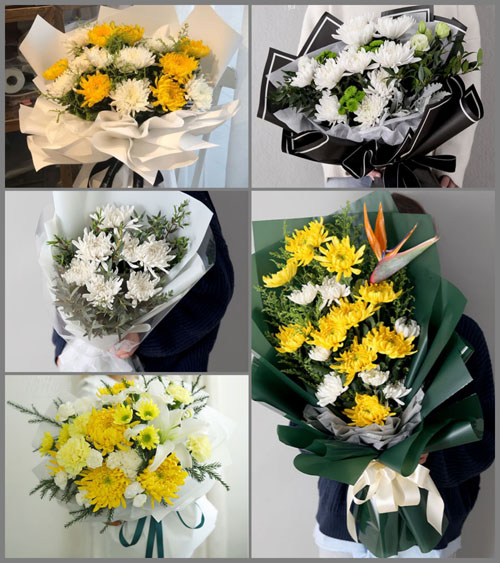 四川南充高坪区江陵镇白事花束代送